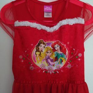 Red Disney Princess nightgown, size M